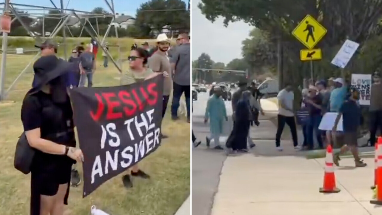 Plano Mosque Draws Rival 9/11 Demonstrations