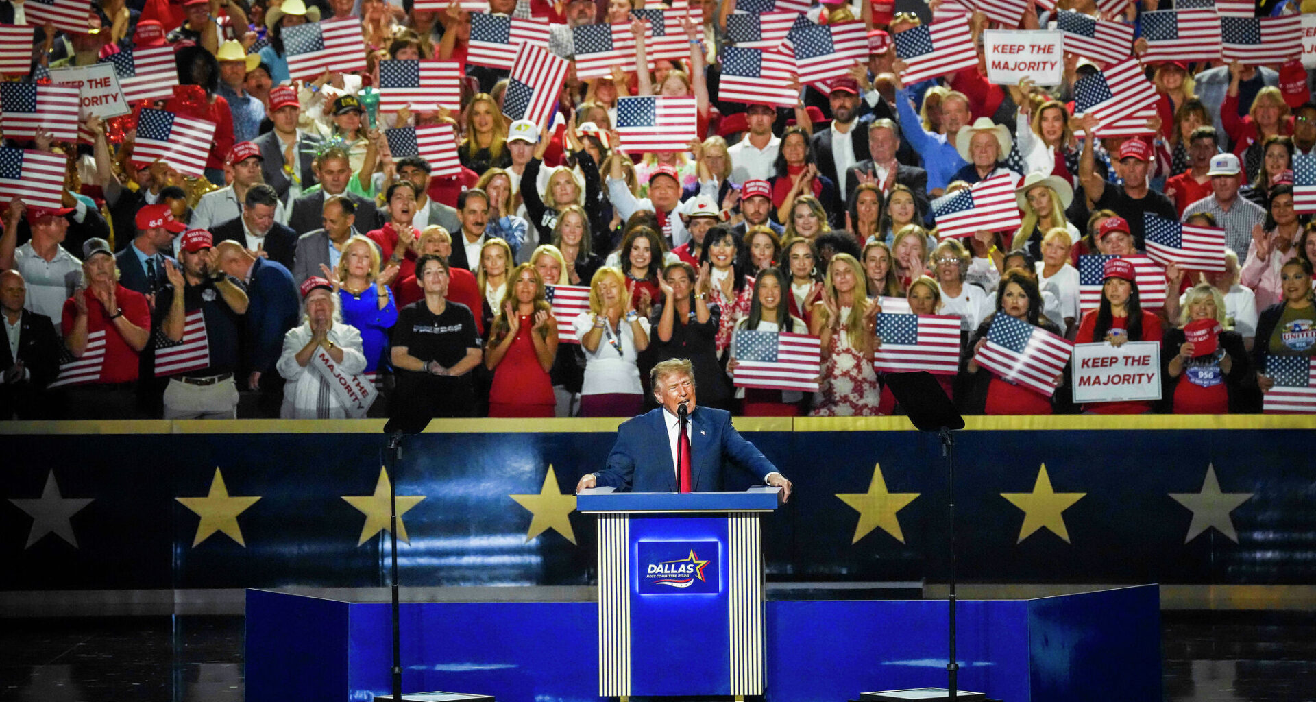 Trump’s Dallas midterm convention was a bust