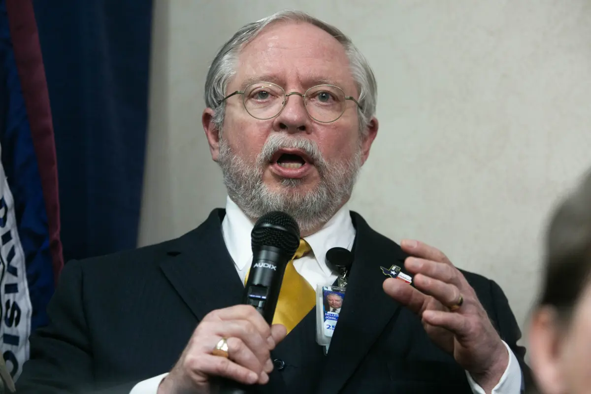 Former DSHS Commissioner John Hellerstedt speaking in 2020. In 2019, Hellerstedt's agency adopted a rule that removed all THCs in hemp from the state's controlled substance list. The next year, Hellerstedt added them all back, except for Delta-9 THC under 0.3%. The rule was blocked by courts until a Texas Supreme Court decision in May 2026.