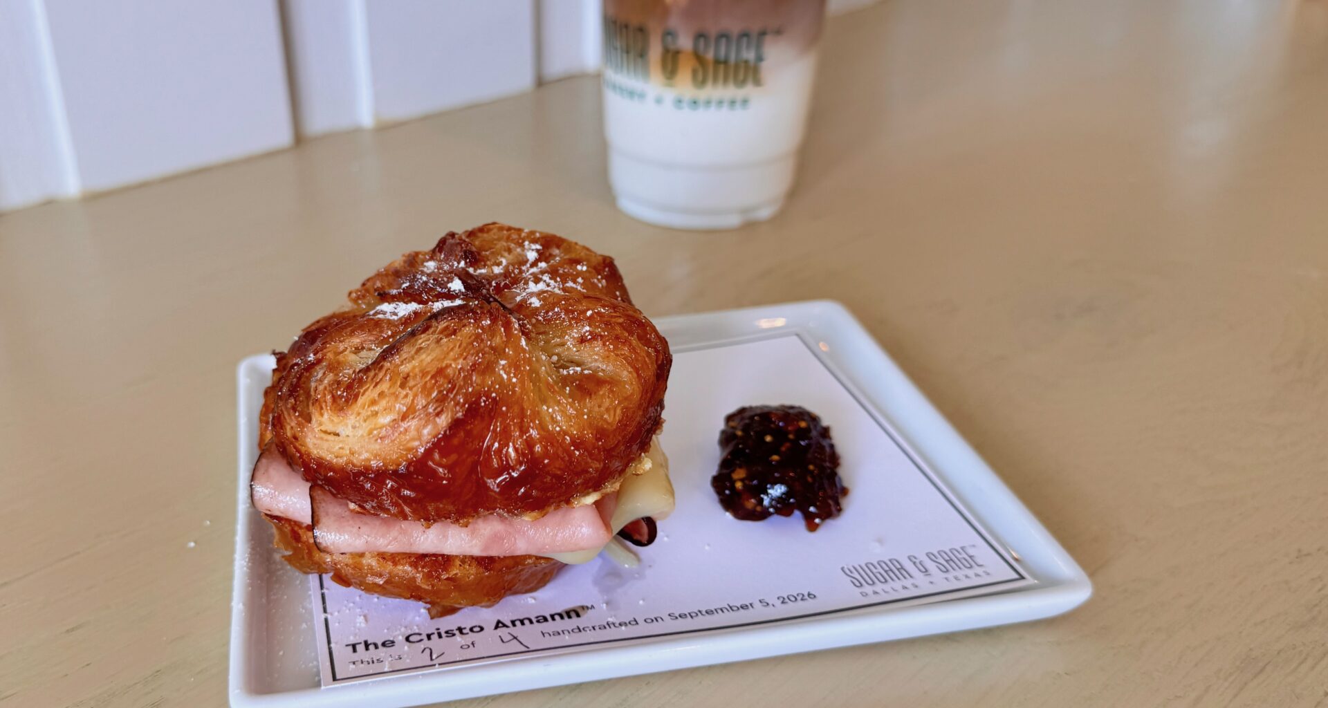 The Christo Amann at Sugar and Sage Bakery.