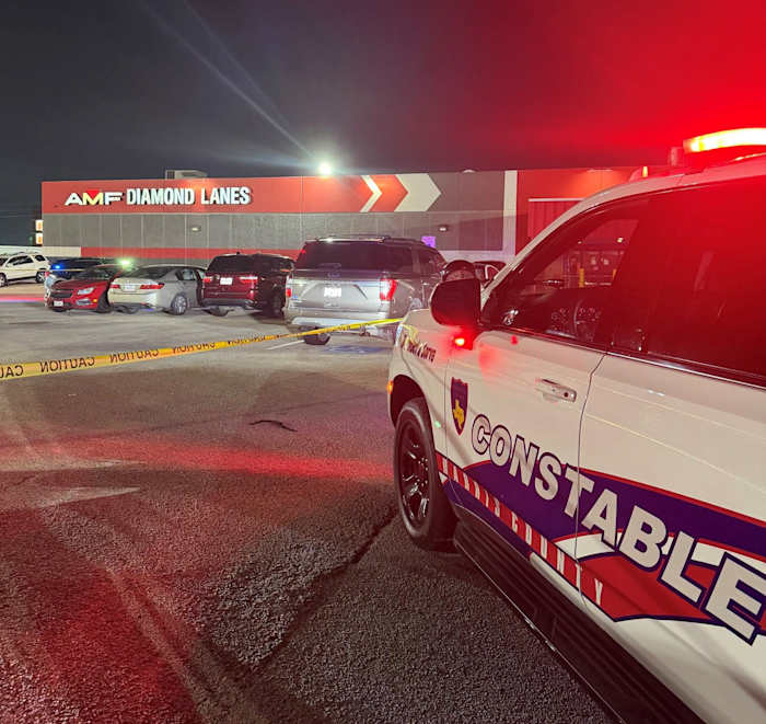 Man hospitalized after drive-by shooting at Houston-area bowling alley