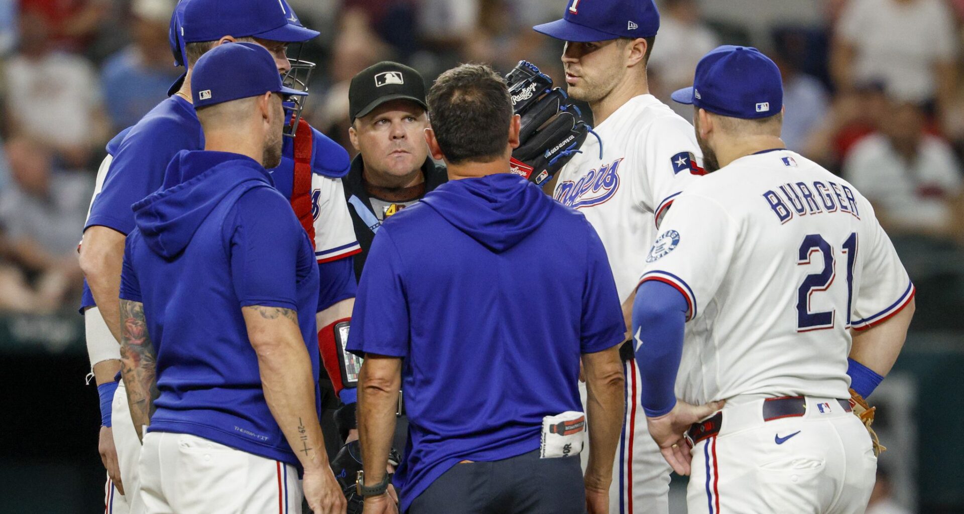 Add MacKenzie Gore to Rangers' long list of injured pitchers