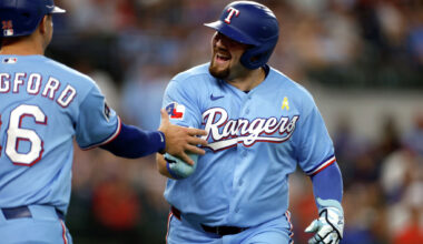 Jake Burger named Rangers' nominee for Roberto Clemente Award