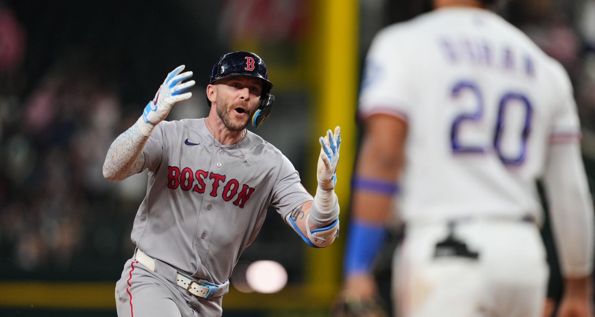 Trevor Story's 3-run homer lifts Red Sox to 4-3 win, dropping Rangers into 2nd place in AL West