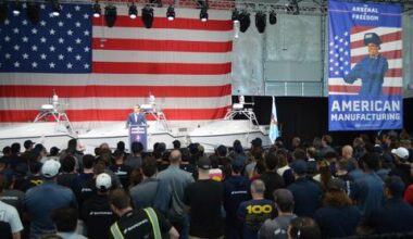 ‘You did that,’ Hegseth tells company’s workers after its drones used in naval operations