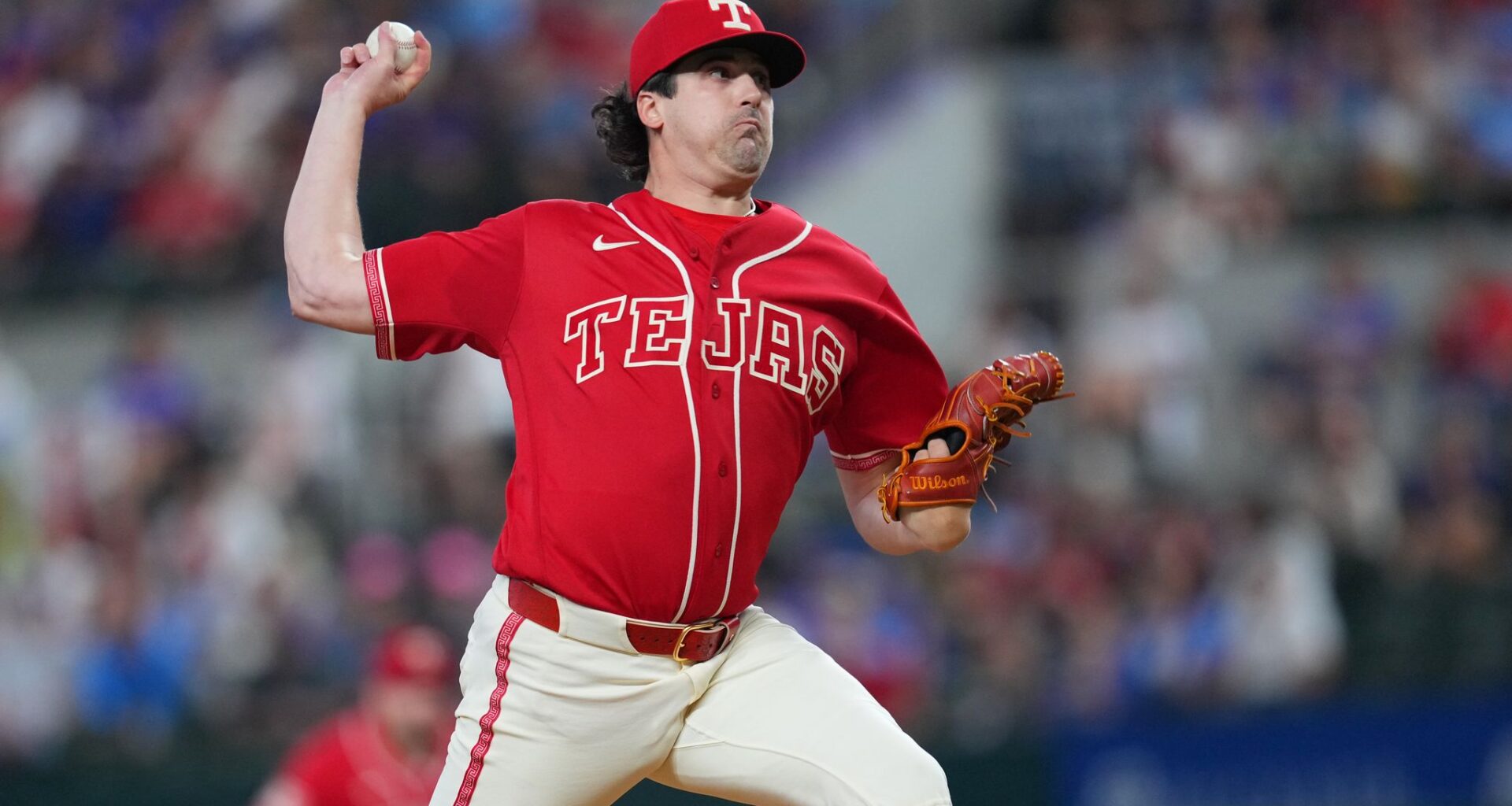 Rangers starter Cal Quantrill leaves after throwing 12 pitches because of right lat tightness