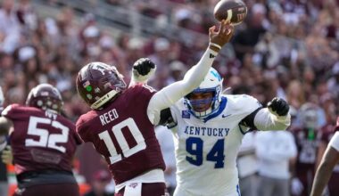 Mike Elko after Kentucky loss: 'No positives' as No. 9 Texas A&M fades after halftime