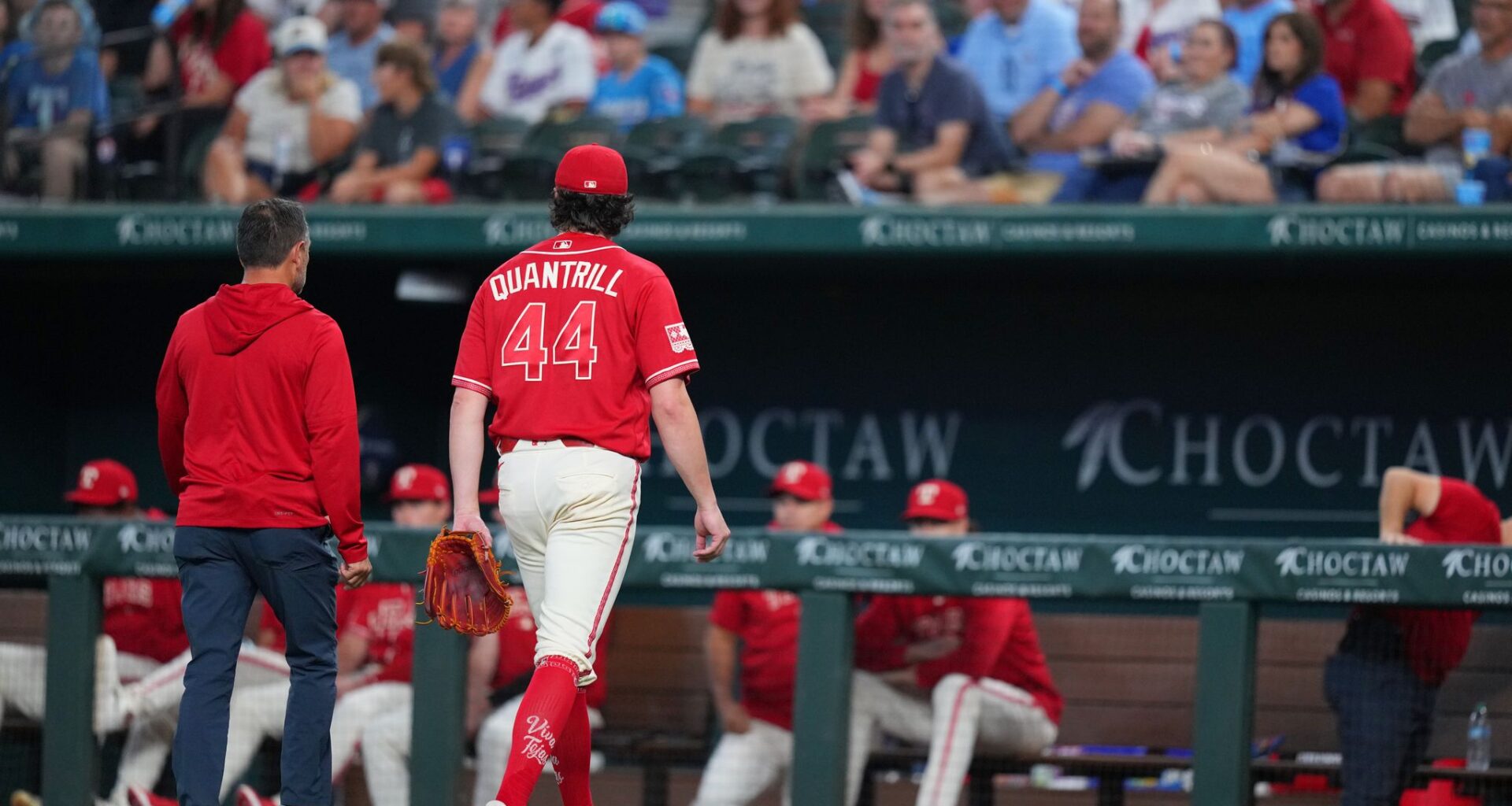 AL West-leading Texas puts Cal Quantrill on the injured list with right lat tightness