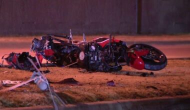 Woman dies following motorcycle crash on Dallas Parkway near Tollway entrance