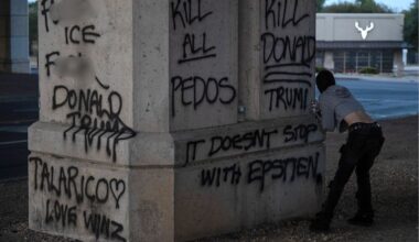 ‘Kill Donald Trump’ Graffiti Sprayed at Scene of Austin ICE Shooting