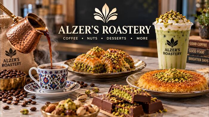 Turkish Coffee, Dubai Chocolate and Viral Desserts in San Antonio at Alzer’s Roastery