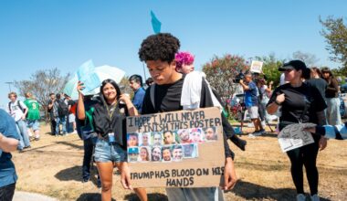 Texas Teens Walk Out in Protests After Austin ICE…
