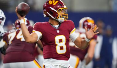 Commanders rally around Marcus Mariota with Jayden Daniels sidelined