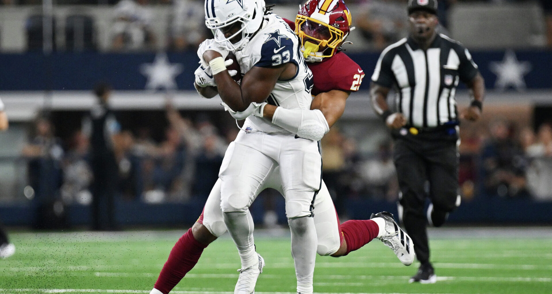 Stephen Jones keeps faith in Cowboys' run game, Javonte Williams