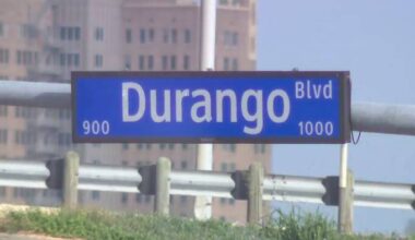Signs going up downtown & beyond, renaming Cesar Chavez Boulevard as Durango