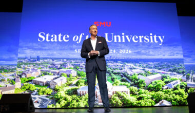 Southern Methodist University President Jay Hartzell outlined his vision for the school's next decade in his "State of the University" address on Thursday afternoon at SMU's McFarlin Memorial Auditorium. 