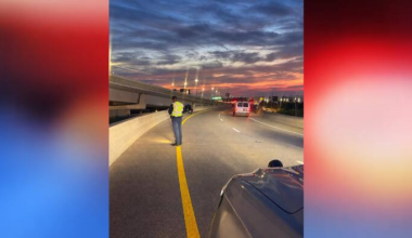 Fatal motorcycle crash on ramp connecting I-45 to Beltway 8 in Greenspoint area