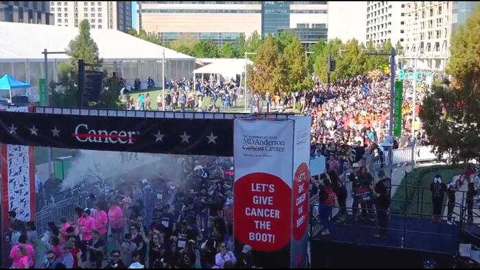 Join UT MD Anderson’s 11th annual Boot Walk to End Cancer® at Helix Park Nov. 14