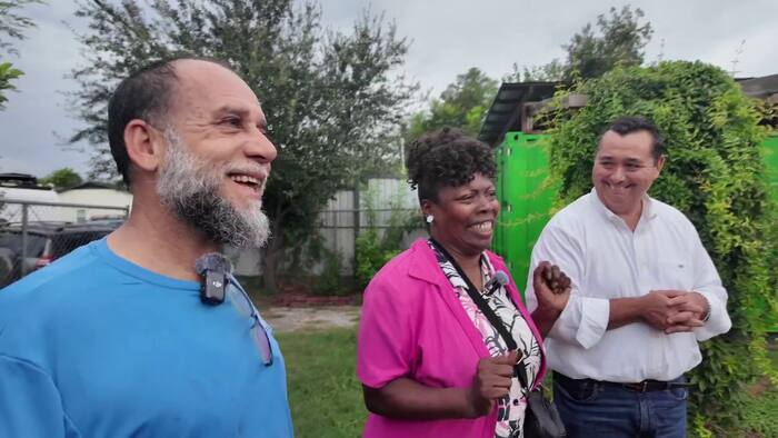 ‘It gives riches to my soul’: Sprinkler company owner donates new system to historic community garden