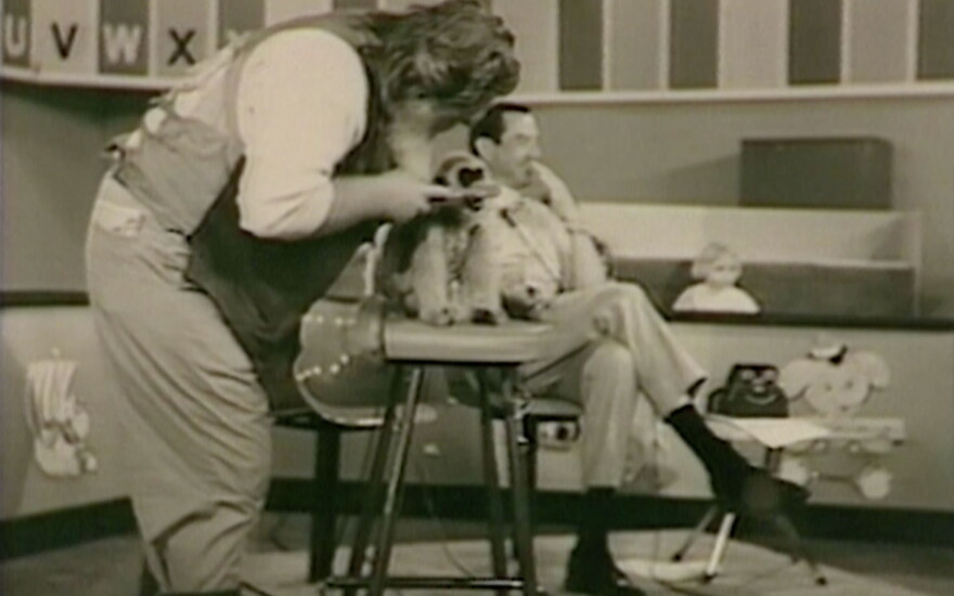 Packer Jack and his monkey made appearances on the Uncle Jay Show // Courtesy of the Hodgson family 