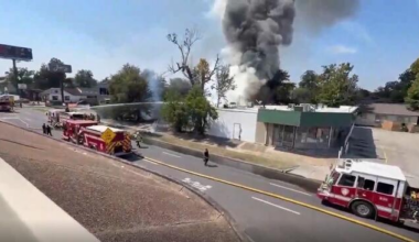 Arson investigators called after fire tears through Houston home near I-45