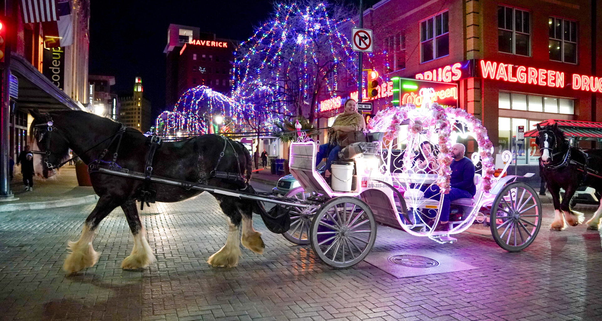 Horse-drawn carriage in San Antonio tips over amid city ban
