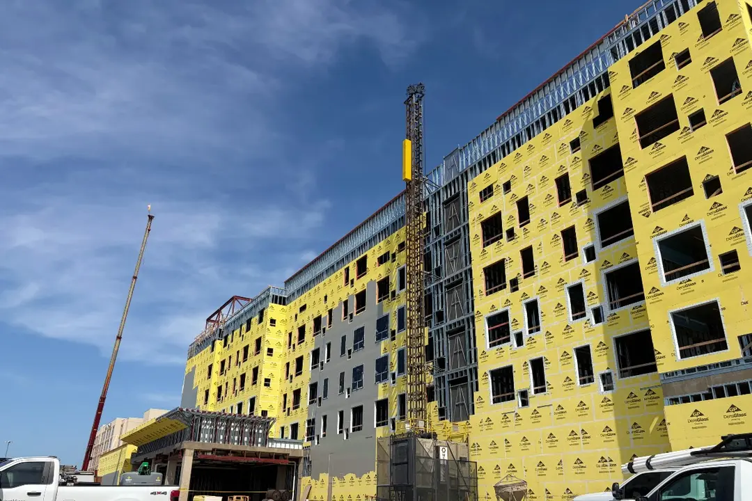 Hyatt House under constructino