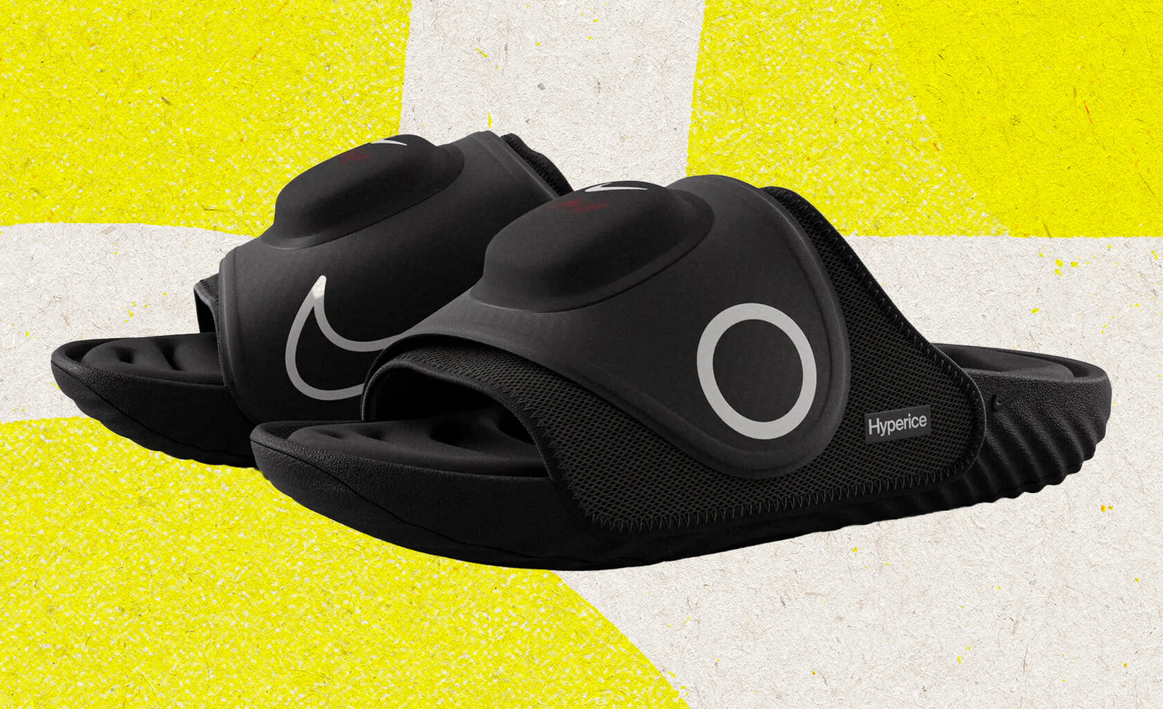 Nike × Hyperice made a recovery slide you can actually walk in