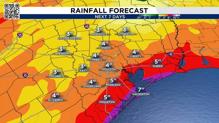 Stormy Weather Pattern: Houston sees downpours ramp up heading into the weekend