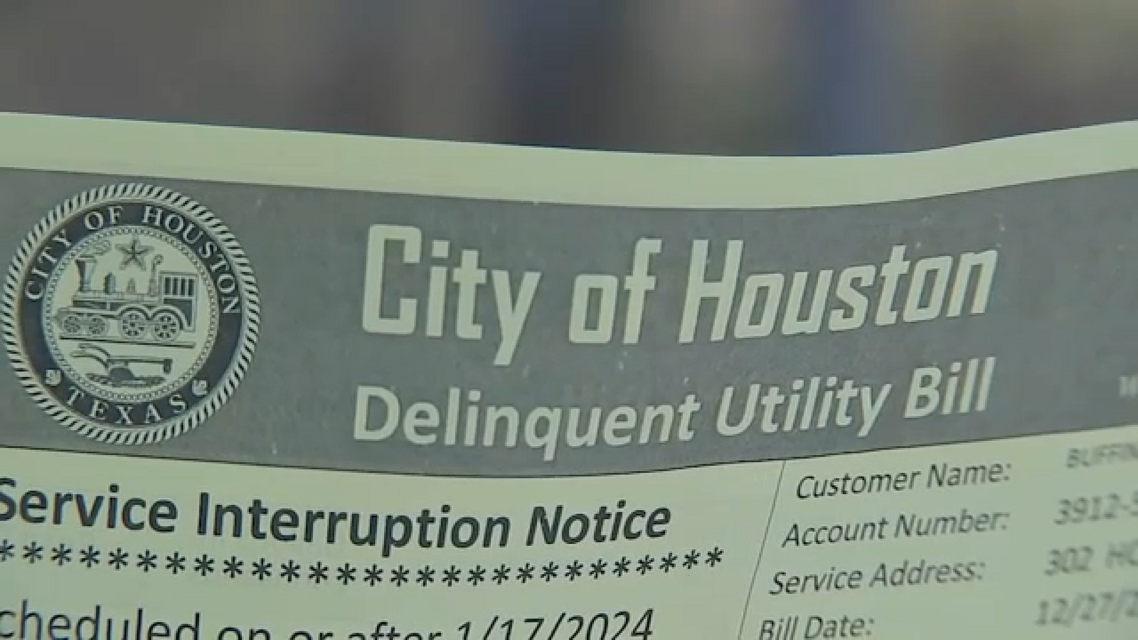 City of Houston water shutoffs resume, mayor said the city is owed $30 million in unpaid bills