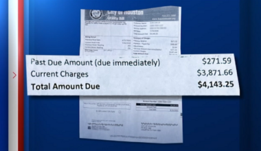 ABC13 viewer says she received $4,100 water bill from City of Houston