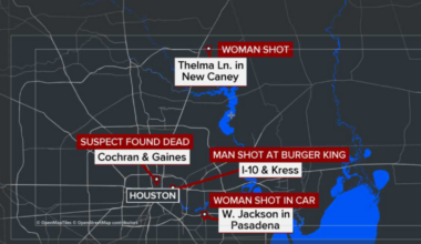 Suspect in 3 shootings across Houston area found dead in Near Northside, investigators say