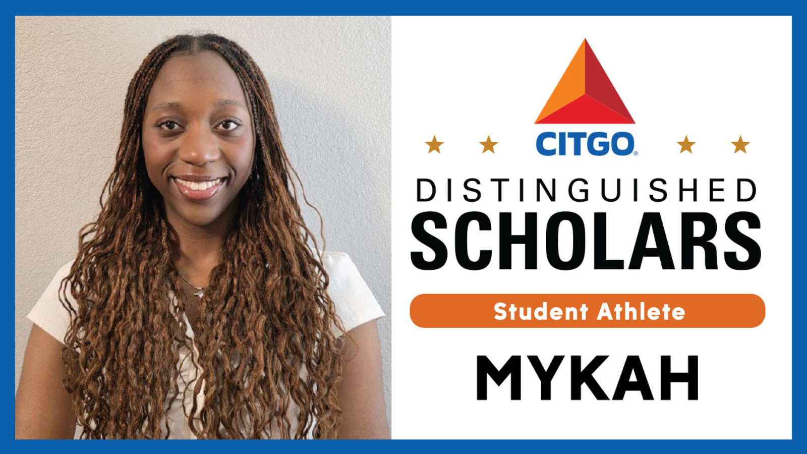CITGO Distinguished Scholars: Athletics | Mykah