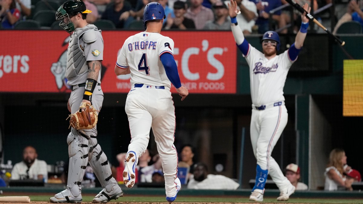 Athletics vs. Rangers as A’s try to end 4-game skid – NBC 5 Dallas-Fort Worth