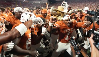 AP Top 25 poll: Texas jumps to No. 1 after wild win vs. Ohio State in Week 3 college football rankings