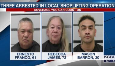 Three charged in Lubbock organized retail theft ring