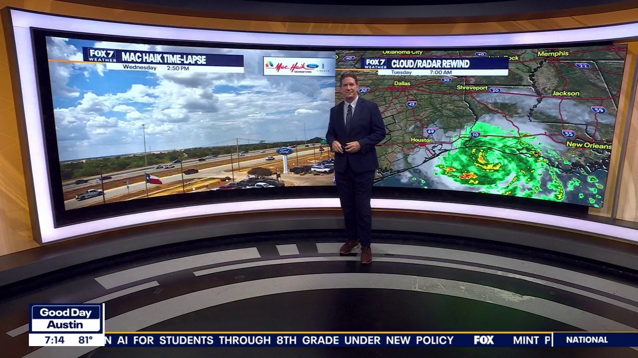 Austin weather: Chances of rain in the area