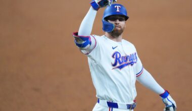 Brandon Nimmo has 4 hits and 5 RBIs as Rangers beat A's 8-5 to close gap on Astros in AL West :: WRAL.com