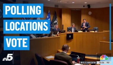Tarrant County commissioners approve controversial plan to reduce polling locations – NBC 5 Dallas-Fort Worth