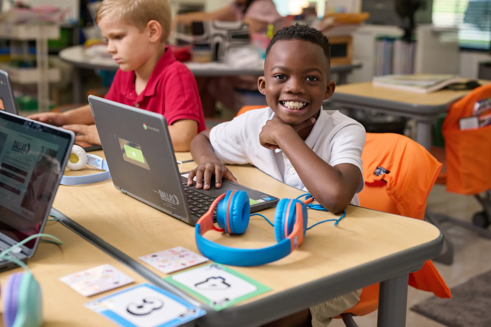 Classroom Screen Time Guidelines supports students’ digital well-being. Courtesy of Dallas ISD News Hub.