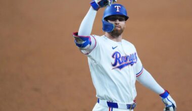 Brandon Nimmo has 4 hits and 5 RBIs as Rangers beat A's 8-5 to close gap on Astros in AL West | National Sports