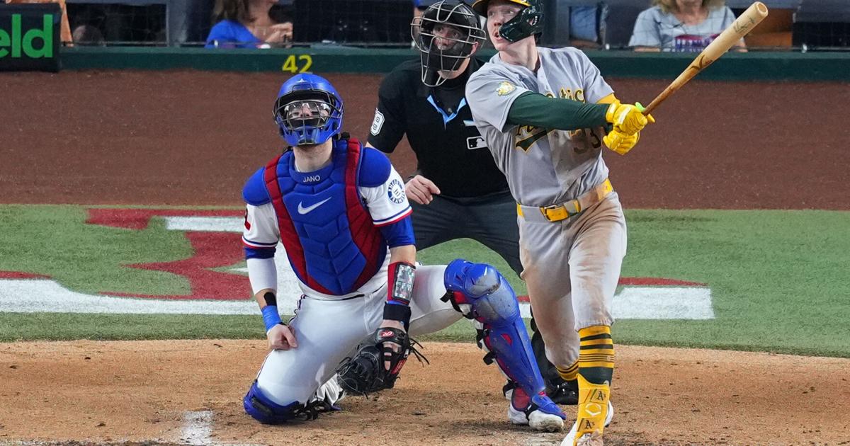 Bolte's first career multihomer game leads Athletics over Rangers 9-2 | Region