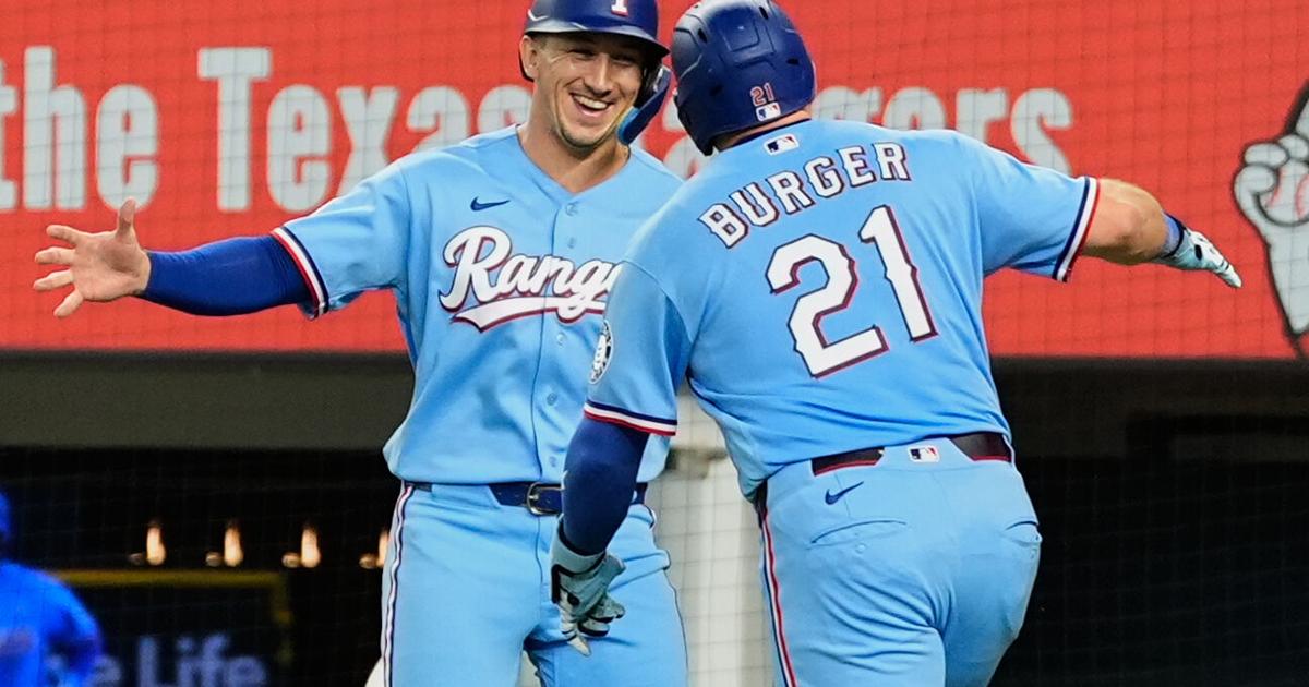 Jake Burger homers twice as Rangers beat Rays 8-6 to split 4-game series | Pro National Sports