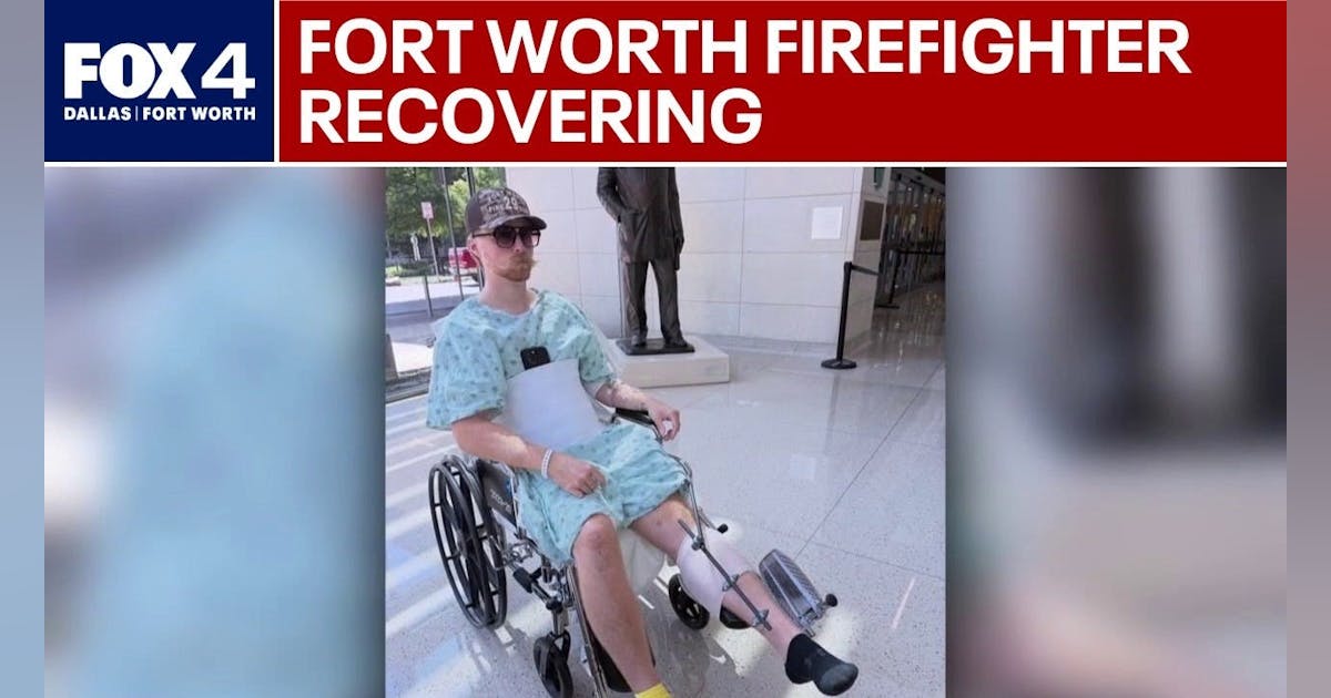Injured Fort Worth, TX, Firefighter Sets Goals as Recovery Continues