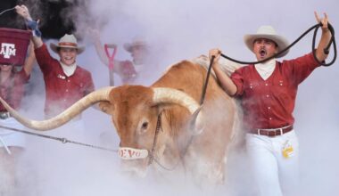 Top-ranked Texas likes the view from No. 1 but is focused on long season ahead