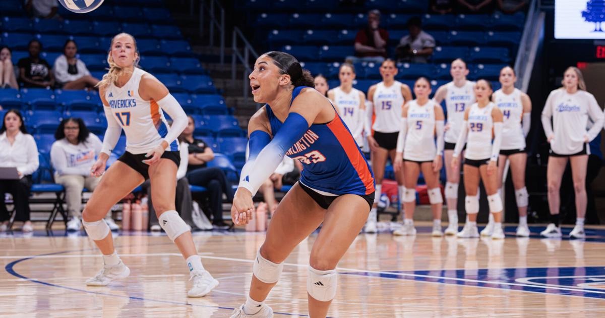 UT Arlington volleyball defeats University of West Georgia 3-2 | Volleyball