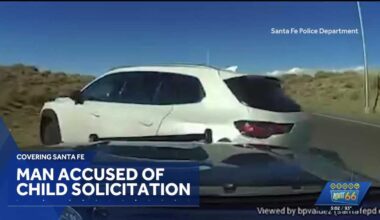 WATCH: Santa Fe police chase down Texas man wanted on child sex crimes