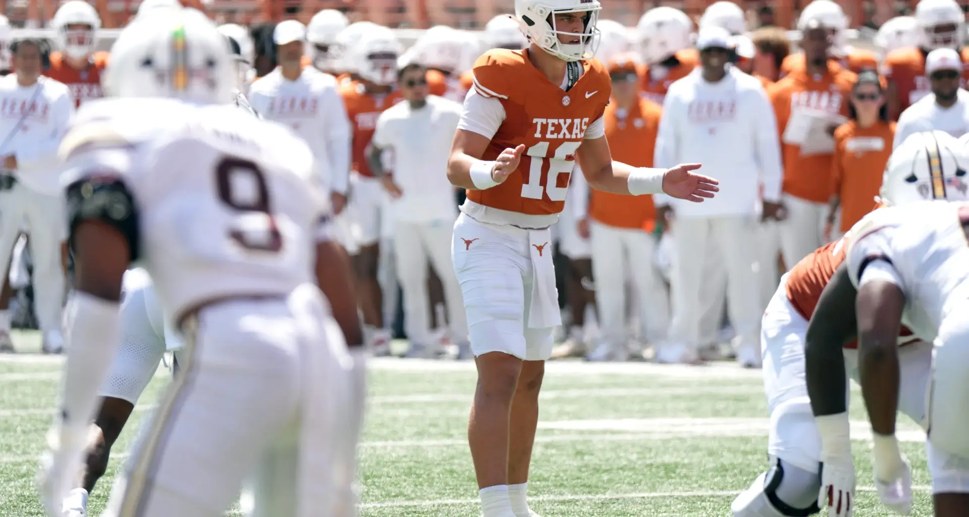Arch Manning, WRs, coaching staff shines vs. Texas State