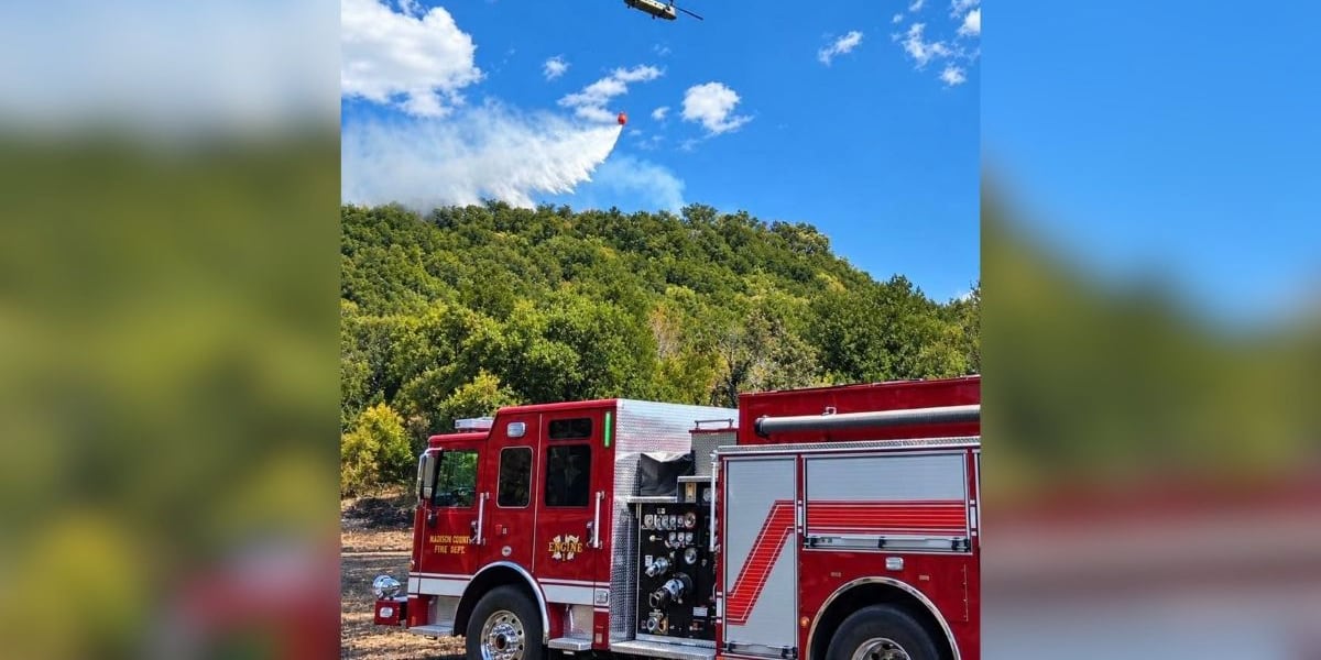 Madison County Fire Rescue continues to fight Texas wildfire