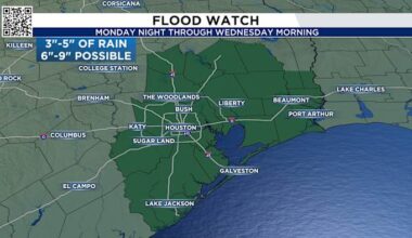 Tropical Storm Edouard impacts Houston and SE Texas Tuesday